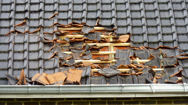 storm damage roof repair belleville illinois